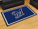 5x8 Rug MLB Milwaukee Brewers 5'x8' Plush Rug