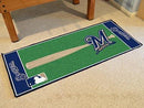 Kitchen Runner Rugs MLB Milwaukee Brewers Baseball Runner Mat 30"x72"