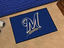 Cheap Rugs MLB Milwaukee Brewers Starter Rug 19"x30"