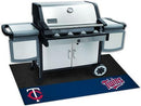 BBQ Grill Mat MLB Minnesota Twins Grill Tailgate Mat 26"x42"