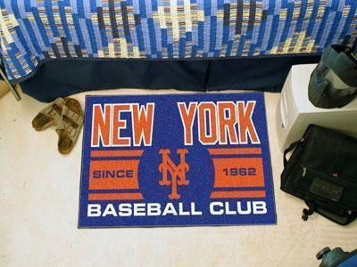 Cheap Rugs MLB New York Mets Baseball Club Starter Rug 19"x30"