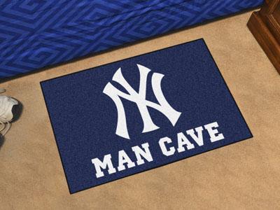 Outdoor Rug MLB New York Yankees Man Cave Starter Rug 19"x30"