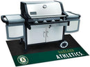 BBQ Grill Mat MLB Oakland Athletics Grill Tailgate Mat 26"x42"