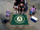 BBQ Grill Mat MLB Oakland Athletics Tailgater Rug 5'x6'