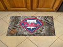 Custom Welcome Mats MLB Philadelphia Phillies Scraper Mat 19"x30" Camo