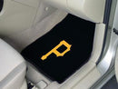 Car Floor Mats MLB Pittsburgh Pirates 2-pc Carpeted Front Car Mats 17"x27"