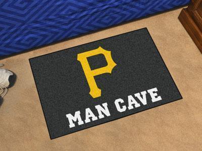 Outdoor Mat MLB Pittsburgh Pirates Man Cave Starter Rug 19"x30"