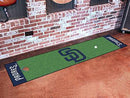 Hallway Runner Rug MLB San Diego Padres Putting Green Runner 18"x72" Golf Accessories