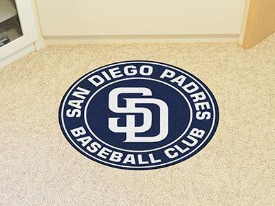Round Rugs MLB San Diego Padres Roundel Mat 27" diameter