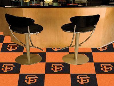 Carpet Flooring MLB San Francisco Giants 18"x18" Carpet Tiles