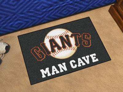 Outdoor Rugs MLB San Francisco Giants Man Cave Starter Rug 19"x30"