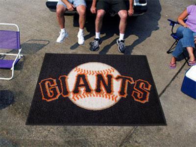 BBQ Mat MLB San Francisco Giants Tailgater Rug 5'x6'