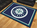 8x10 Rug MLB Seattle Mariners 8'x10' Plush Rug