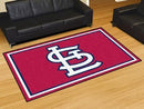5x8 Area Rugs MLB St. Louis Cardinals 'StL' 5'x8' Plush Rug