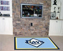 5x8 Rug MLB Tampa Bay Rays 5'x8' Plush Rug