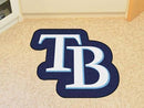 Game Room Rug MLB Tampa Bay Rays Mascot Custom Shape Mat