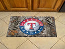 Welcome Door Mat MLB Texas Rangers Scraper Mat 19"x30" Camo