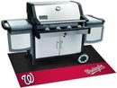 BBQ Grill Mat MLB Washington Nationals Grill Tailgate Mat 26"x42"