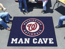 Grill Mat MLB Washington Nationals Man Cave Tailgater Rug 5'x6'