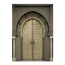 Modern Art Wall Ancient Gate Morocco Canvas Painting Posters Artwork Pictures Printed for Living Room Bathroom Home Decoration-16x20inch 40x50cm-1-JadeMoghul Inc.