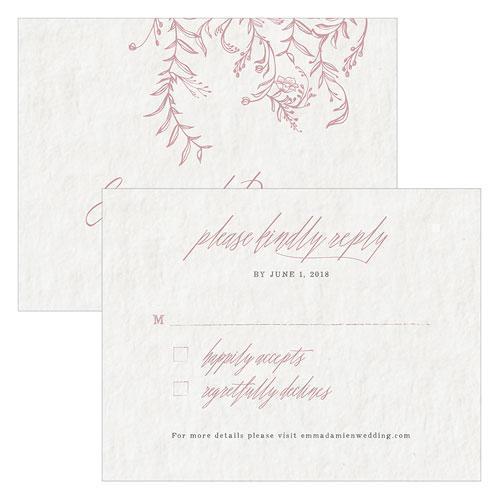 Modern Fairy Tale RSVP Vintage Pink (Pack of 1)-Weddingstar-Vintage Pink-JadeMoghul Inc.
