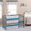 Monaco 3 Piece Crib Bedding Set-MONACO-JadeMoghul Inc.