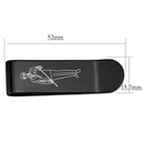 Money clip Money Clips For Men LO4137 Ruthenium Brass Money clip Alamode Fashion Jewelry Outlet