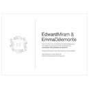 Monogram Simplicity Invitation - Botanical Wreath (Pack of 1)-Invitations & Stationery Essentials-JadeMoghul Inc.