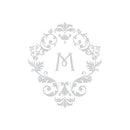 Monogram Simplicity Invitation - Classic Filigree (Pack of 1)-Invitations & Stationery Essentials-JadeMoghul Inc.