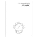 Monogram Simplicity Place Card With Fold - Classic Filigree (Pack of 1)-Table Planning Accessories-JadeMoghul Inc.