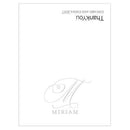 Monogram Simplicity Place Card With Fold - Elegant (Pack of 1)-Table Planning Accessories-JadeMoghul Inc.