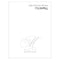 Monogram Simplicity Place Card With Fold - Elegant (Pack of 1)-Table Planning Accessories-JadeMoghul Inc.