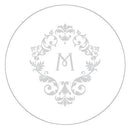 Monogram Simplicity Small Sticker - Classic Filigree (Pack of 1)-Wedding Favor Stationery-JadeMoghul Inc.