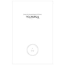 Monogram Simplicity Thank You Card With Fold - Modern (Pack of 1)-Weddingstar-JadeMoghul Inc.