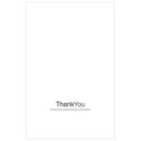 Monogram Simplicity Thank You Card With Fold - Open Area for Embossing-Stamping (Pack of 1)-Weddingstar-JadeMoghul Inc.