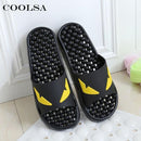 Monster Eyes Feet Massaging Slippers-BLACK-9-JadeMoghul Inc.