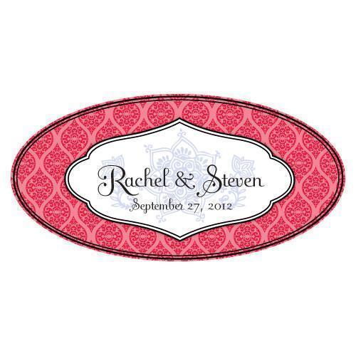 Moroccan Large Cling Ruby (Pack of 1)-Wedding Signs-Red-JadeMoghul Inc.