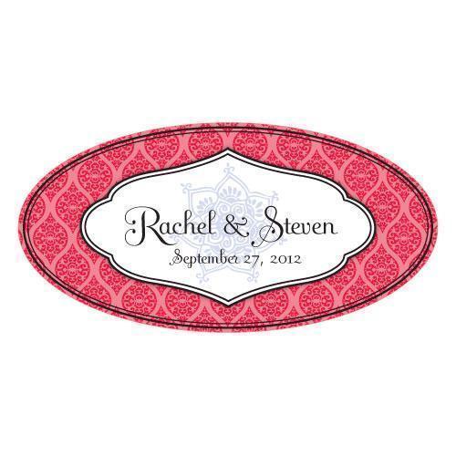 Moroccan Small Cling Ruby (Pack of 1)-Wedding Signs-Carribean Blue-JadeMoghul Inc.