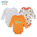 Mother Nest 3 PcsLot Baby Romper Infant Romper Long Sleeve Jumpsuit Romper 12 Colors Brand Baby Girl Boy Clothing Christmas-XTCP16302B-3M-JadeMoghul Inc.