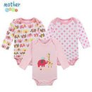 Mother Nest 3 PcsLot Baby Romper Infant Romper Long Sleeve Jumpsuit Romper 12 Colors Brand Baby Girl Boy Clothing Christmas-XTCP16303P-3M-JadeMoghul Inc.