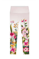 Mountain Garden Lucy Floral Performance Leggings - Women-Mountain Garden-XS-White/Pink/Green-JadeMoghul Inc.