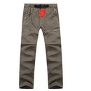 Mountasinskin New Summer Spring Mens Pants Quick Dry Breathing Removable Trousers Military Pants Casual Army Male Clothing LA005-Khaki-S-JadeMoghul Inc.