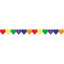 MULTI COLOR HEARTS BORDER-Arts & Crafts-JadeMoghul Inc.