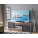 Three Tone Wooden TV Stand, Multicolor
