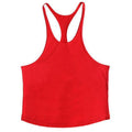 Muscleguys Brand Bodybuilding stringer tank tops men blank vest solid color gyms singlets fitness men vest sleeveless shirt-Red-M-JadeMoghul Inc.