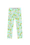 Muse Lucy Cute Green Floral Printed Stretch Leggings - Girls-Muse-18M/2-Mint/Green-JadeMoghul Inc.
