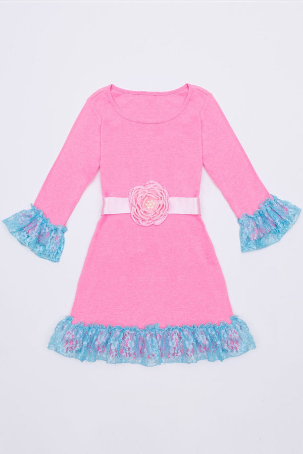 Must Have Chic Dress - Girls-Girls Fancy Dresses-6M-Pink Flash-JadeMoghul Inc.
