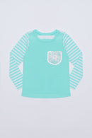 Must Have Top - Girls-Girls Long Sleeve Casual Tops-3-Ice Green-JadeMoghul Inc.
