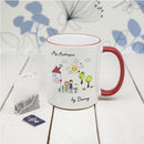 My Mini Masterpiece Personalized Mugs Artwork Coloured Mug