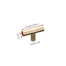 NAIERDI Brushed Black Gold Straight Cupboard Handles Knobs Stainless Steel Brushed Black Gold Kitchen Door Handles Cabinet Pull JadeMoghul Inc.